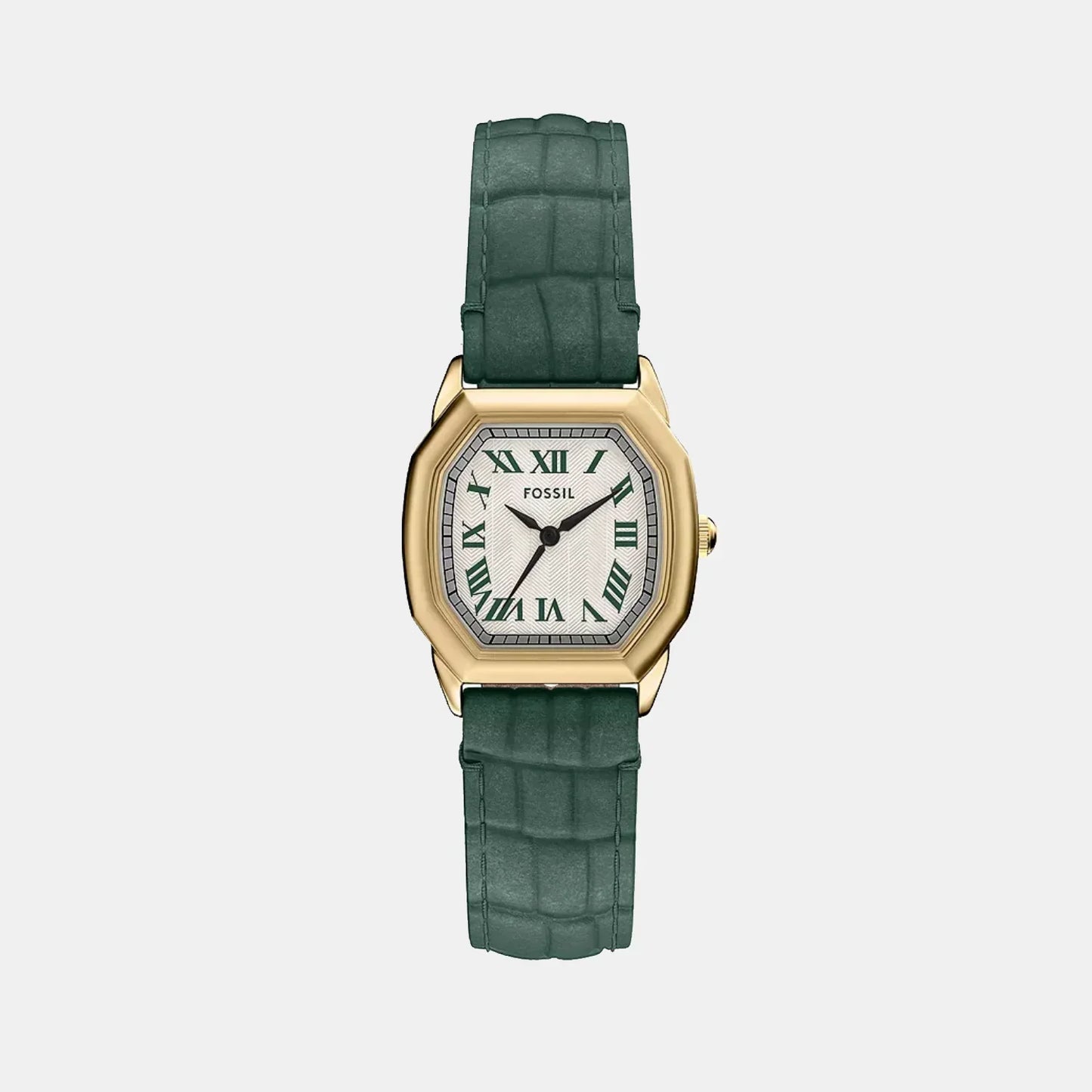 Fossil Harlow Green Leather Strap
