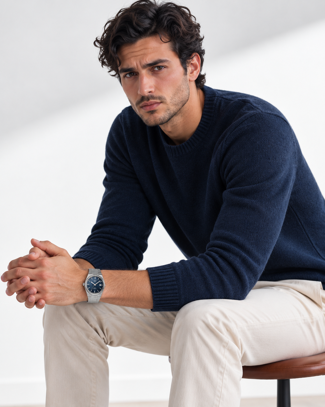 Tissot PRX Inspired Luxury Watch (Dark-blue Dial) | Premium Steel Finish