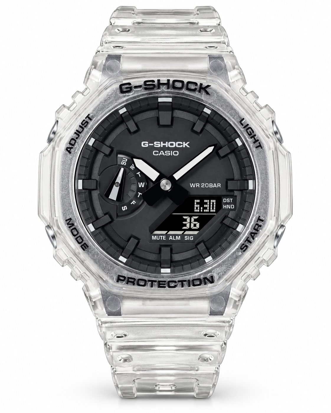 G-Shock GA 2100 1A2ER  Clear Case