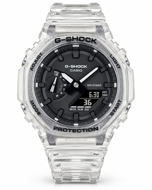 G-Shock GA 2100 1A2ER  Clear Case