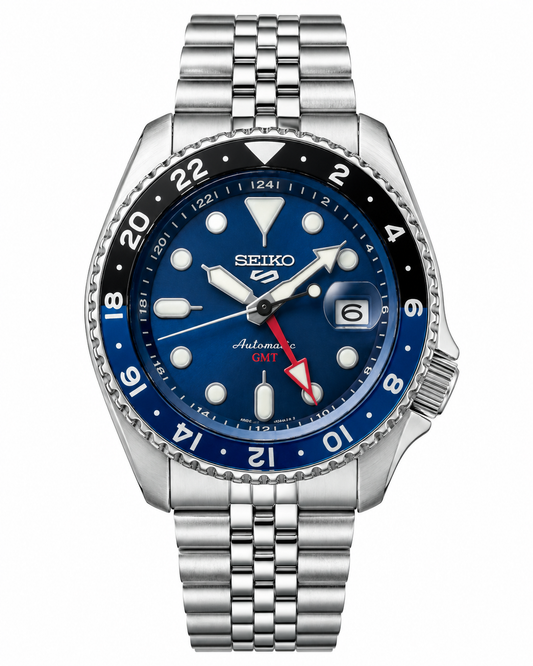 Ocean Blue GMT Automatic Steel Watch