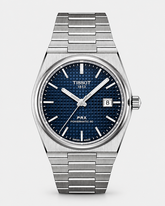Tissot PRX Inspired Luxury Watch (Dark-blue Dial) | Premium Steel Finish