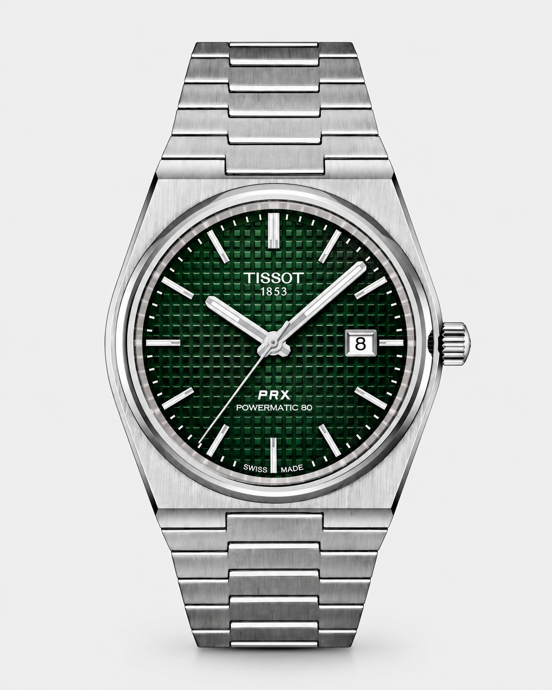 Tissot PRX Inspired Luxury Watch (Green Dial) | Premium Steel Finish
