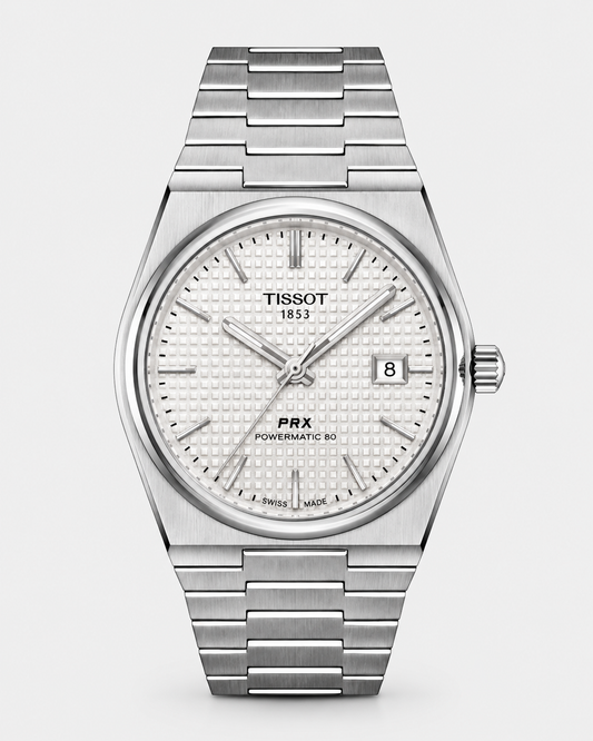 Tissot PRX Inspired Luxury Watch (White Dial) | Premium Steel Finish
