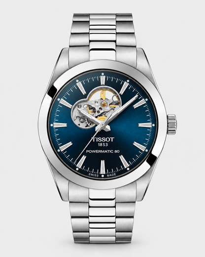 Tissot Gentleman Powermatic 80 Open Heart HIGH PREMIUM QUALITY AUTOMATIC