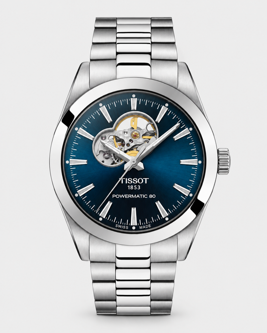 Tissot Gentleman Powermatic 80 Open Heart HIGH PREMIUM QUALITY AUTOMATIC