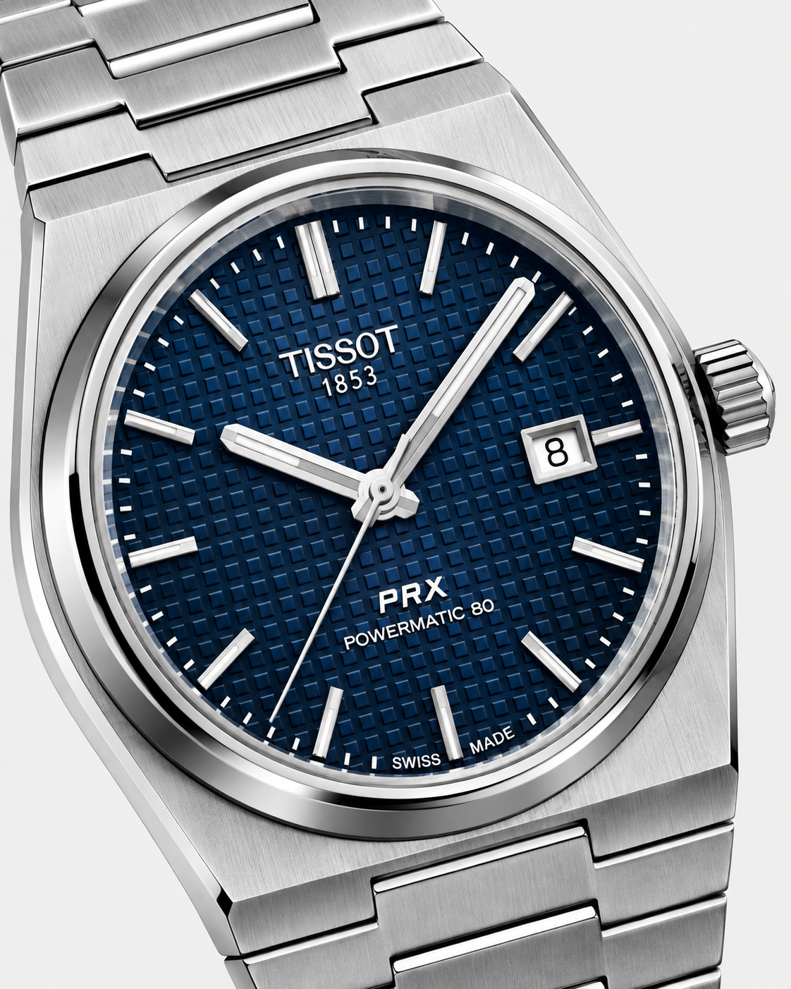 Tissot PRX Inspired Luxury Watch (Dark-blue Dial) | Premium Steel Finish