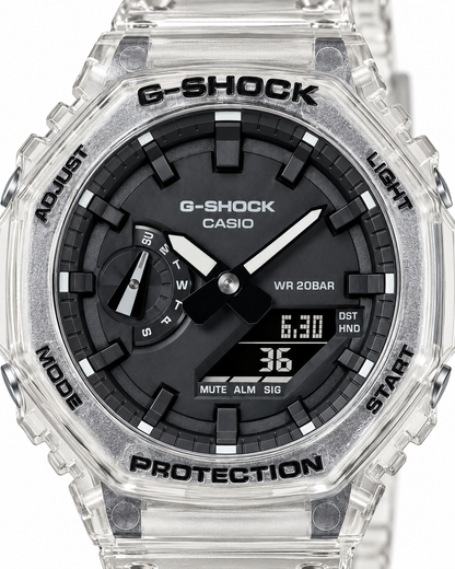 G-Shock GA 2100 1A2ER  Clear Case