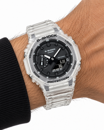 G-Shock GA 2100 1A2ER  Clear Case