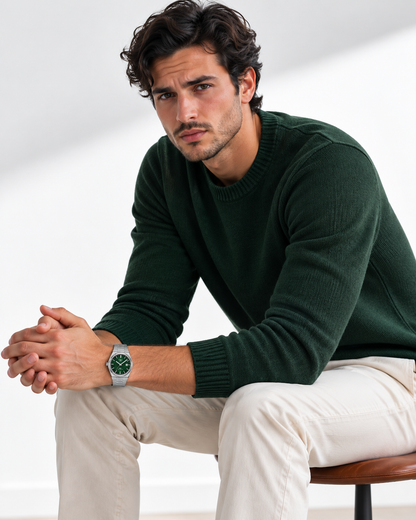 Tissot PRX Inspired Luxury Watch (Green Dial) | Premium Steel Finish