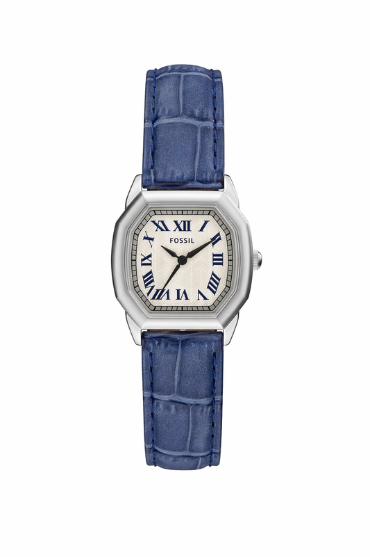 Fossil Harlow Navy Blue Leather Strap