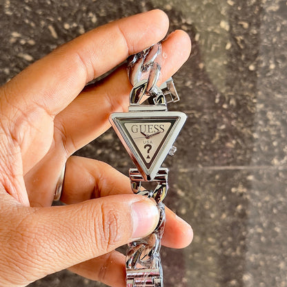 Guess Silver Triangle dial