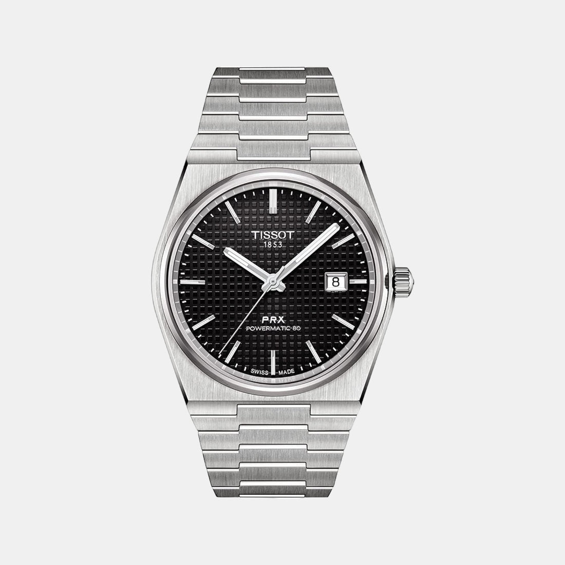 Tissot PRX Inspired Luxury Watch (Cool-light Blue Dial) | Premium Steel Finish