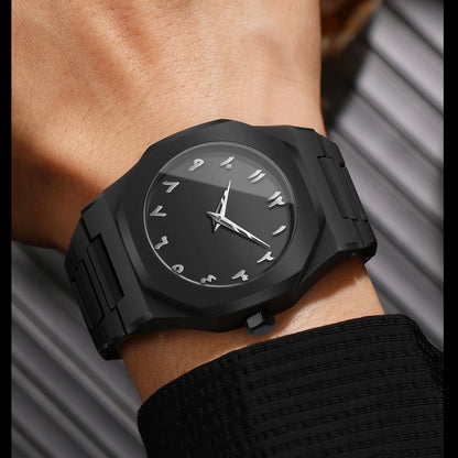 Product Highlights – Arabic Numeral Black Watch